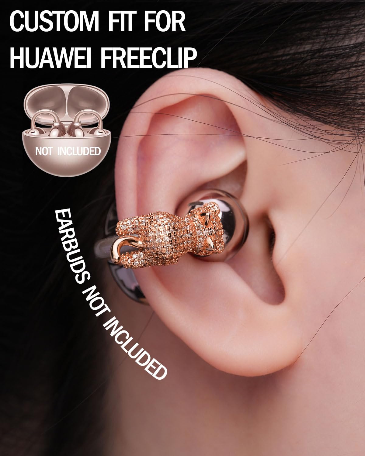 Amazon.com: Cute Cat Dangle Charms for Huawei FreeClip Wireless
