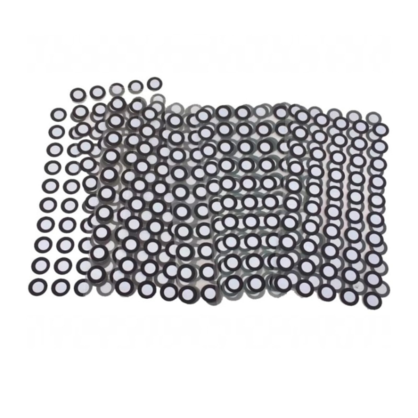 1000 sztuk 3/6mm 6/10mm skaner 3D Marker odbicie rozproszone cele pozycjonowania punkt śledzący do skanowania 3D(Inner 6 outer 10)