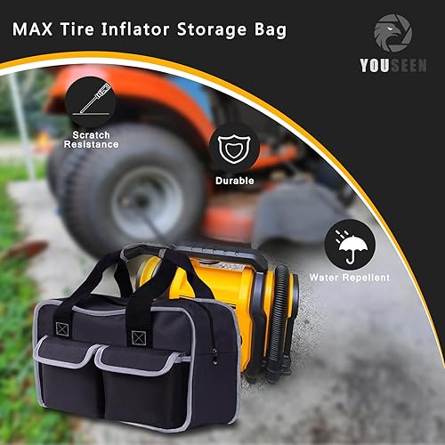 Miniatura 2 de Bolsa de almacenamiento del compresor de aire, inflador de neumáticos de coche para DEWALT DCC020IB 20V Max