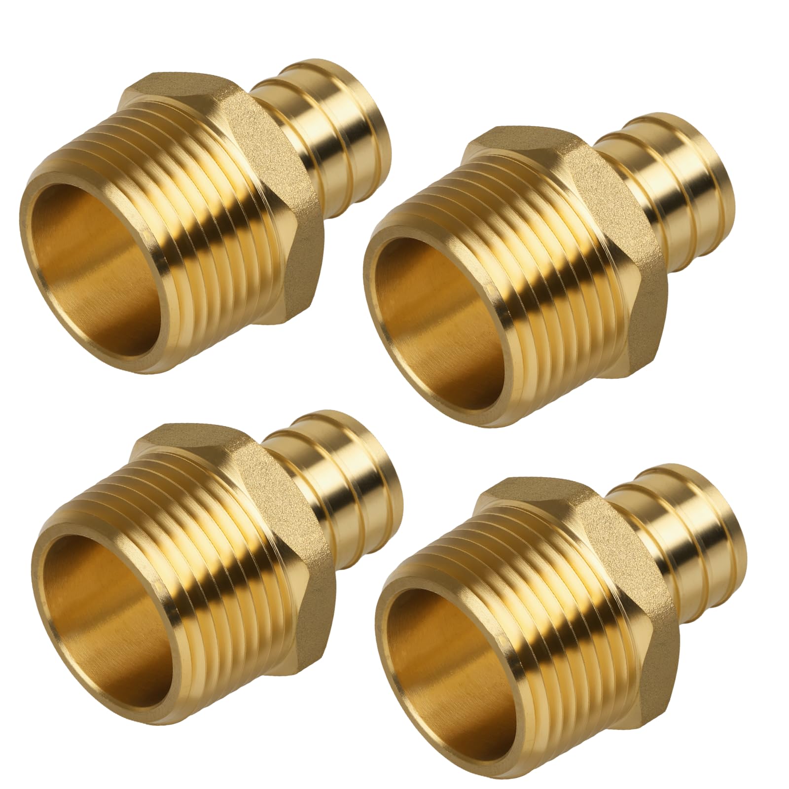 1234 pex coupling pex fittings nsf amp upc certified heavy duty brass crimp fittings for pipe plumbing 5 pack