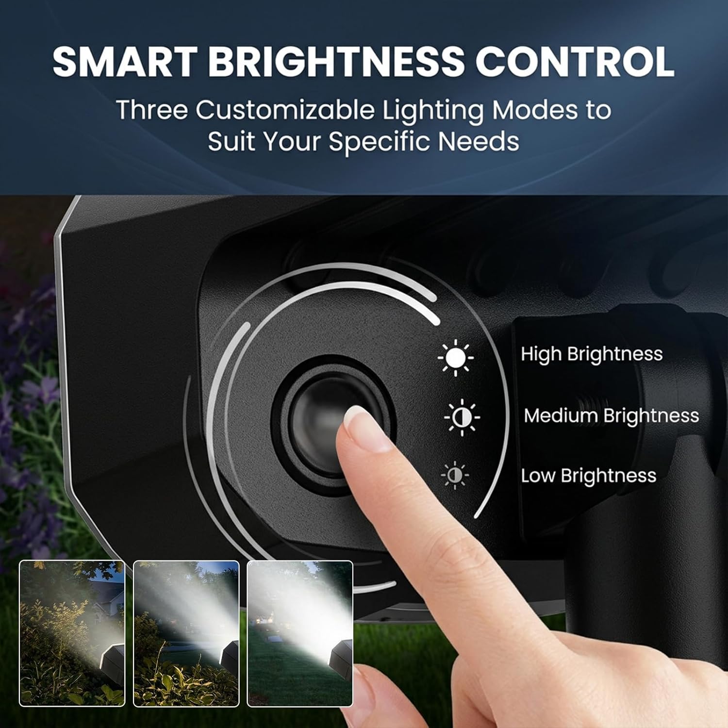 SakerPlus Solar Landscape Spotlights,Waterproof IP65, Solar Spot Lights Outdoor,2-in-1 Wall Lights & 2 Modes Solar Powered Landscape Spotlights for Pathway Garden Yard (4 Pack)