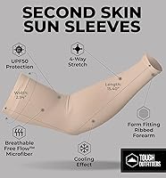 Vista 61 de Mangas de brazo de protección solar UV para hombres y mujeres, manga de enfriamiento de compresión deportiva UPF 50, base de cáncer de piel