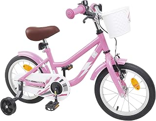 Kinderfahrrad mit Wachstumsanpassung, Hellrosa