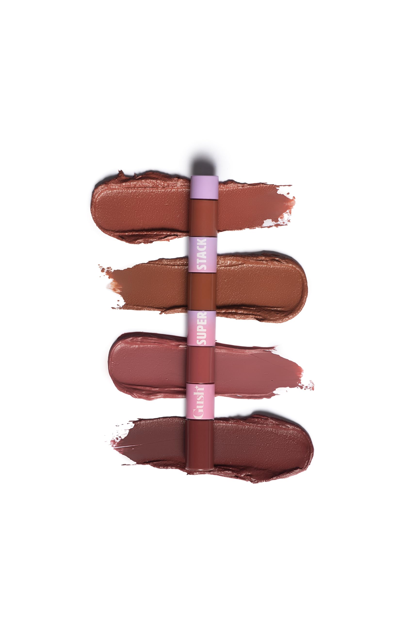 Gush 4 in 1 Matte Liquid Lipstick | Waterproof and Smudge proof | Non Sticky & Non Drying | Highly Pigmented | Infused with Shea butter and Jojoba oil to prevent dryness (8.4 ml) (Dark Nude)-picture-54