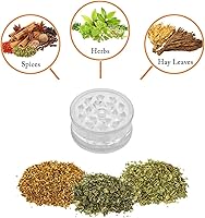 Vista 6 de Molinillo de especias de cocina acrílico 2pc con imán color transparente