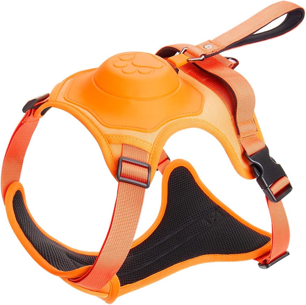 RICIVI Dog Harness with Lead, AutoLock&NoPull Harness for Dogs