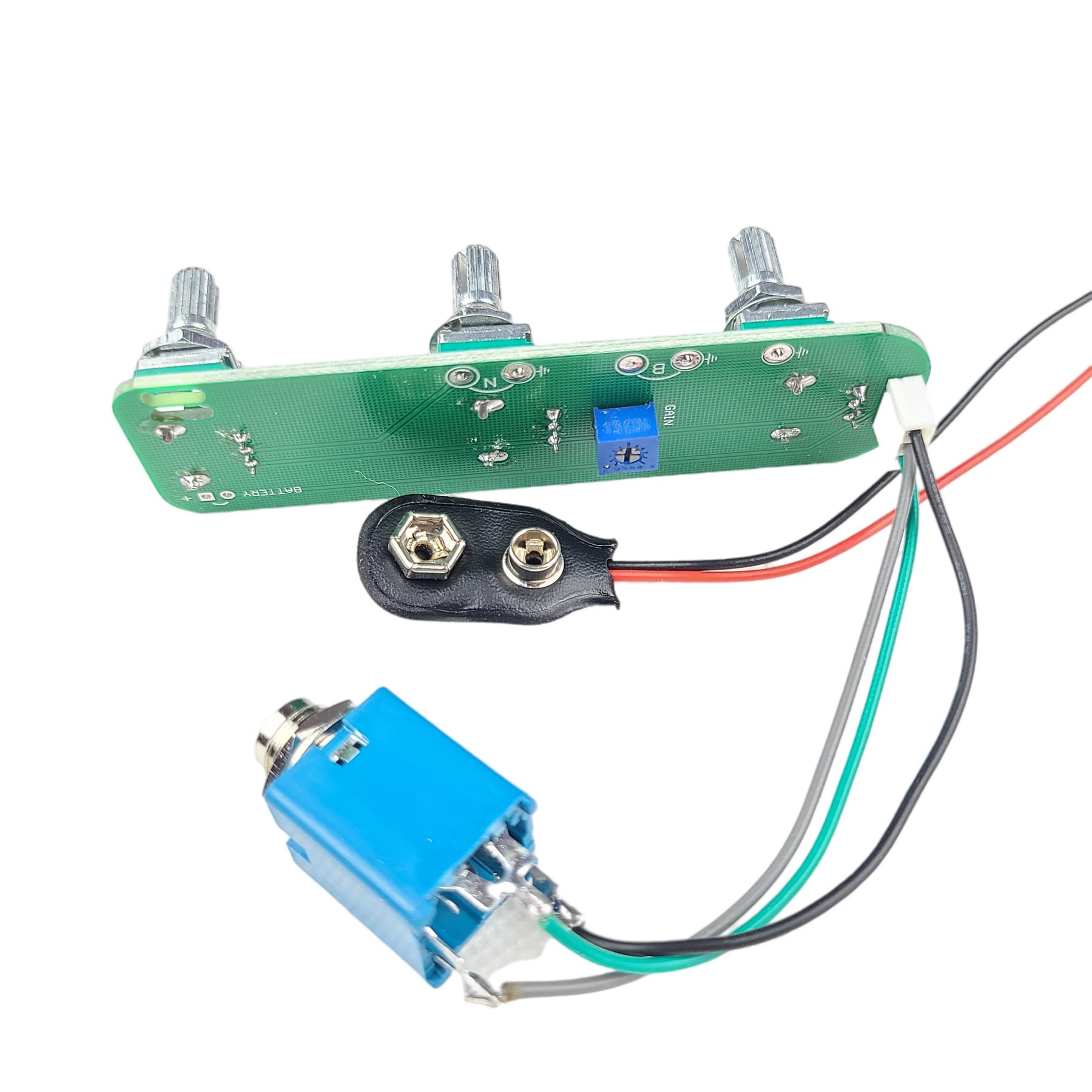 Kaynes JB jazz electric bass active electronic amplifier circuit Pickup Wiring Harness BJB Preamp with Gain - Image 3