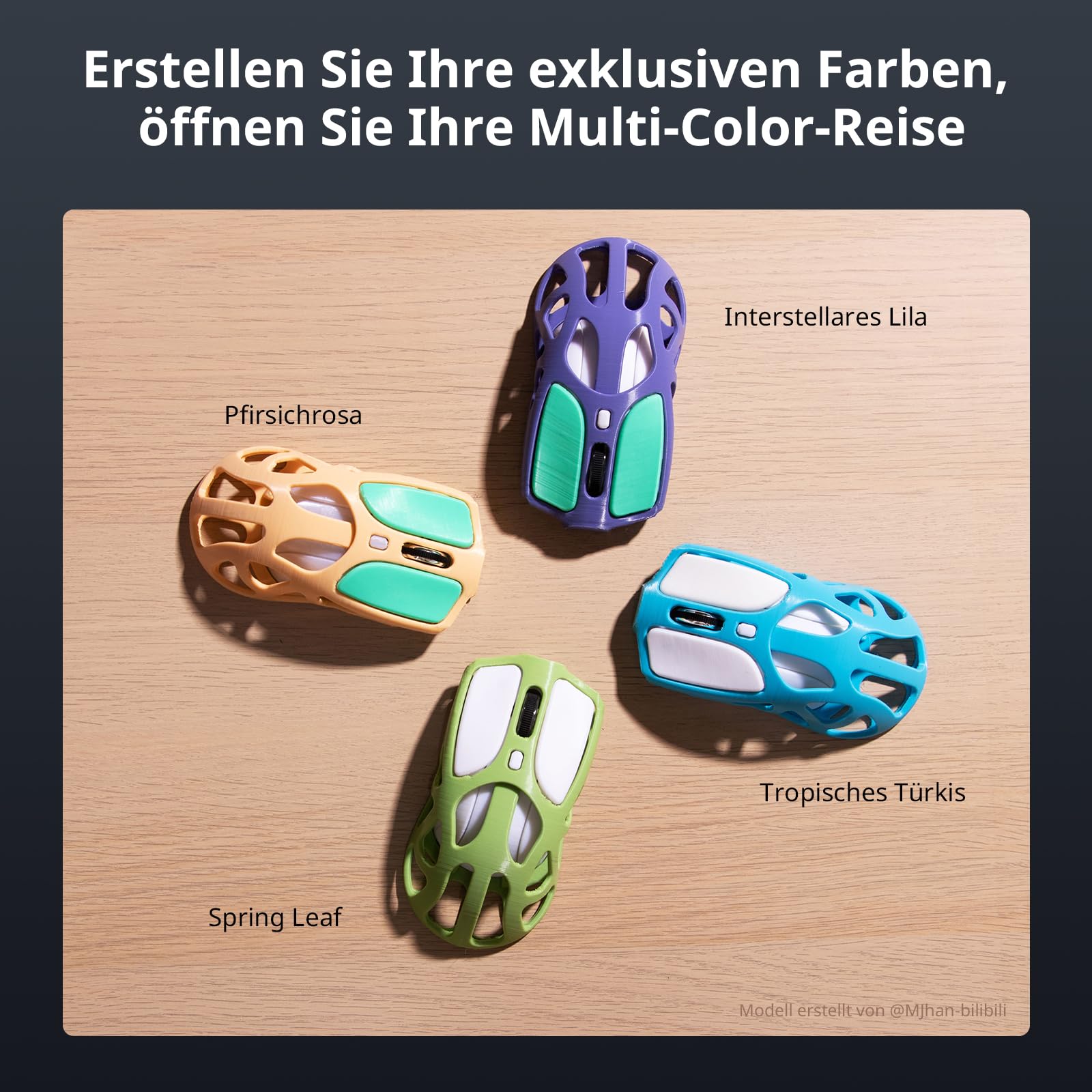Anycubic Kobra 3 Combo 3D Drucker Mehrfarbig, Druck in 4 Farben, 600mm/s hohe Geschwindigkeit, Trocknung Filament während des Drucks, Auto Nivellierung 3D Printer Druckgröße 250 * 250 * 260mm