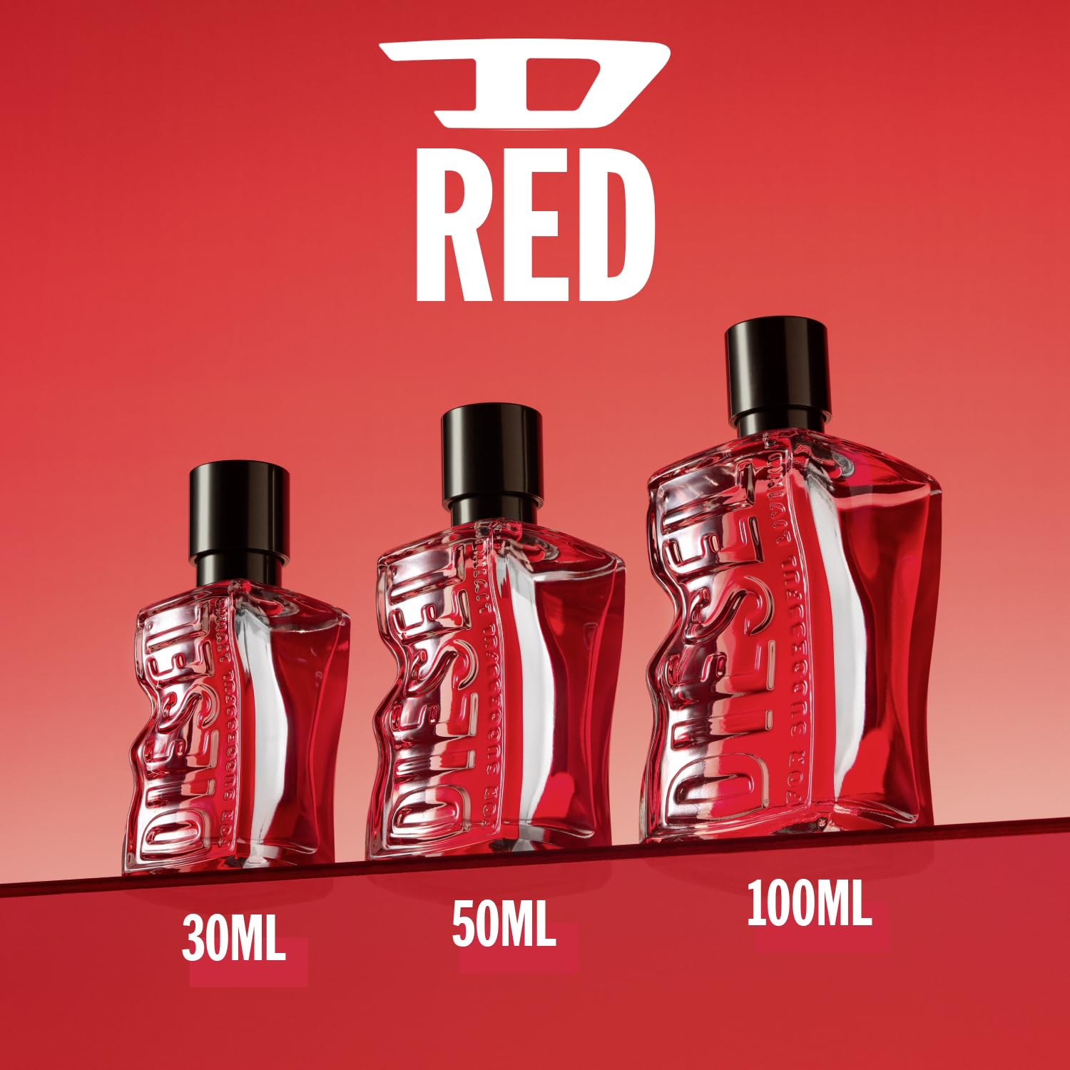 D by Diesel Red Parfüm | Eau de Parfum für Herren | Langanhaltend | Feurig frischer Duft | Für jeden Anlass, ob Büro oder Freizeit