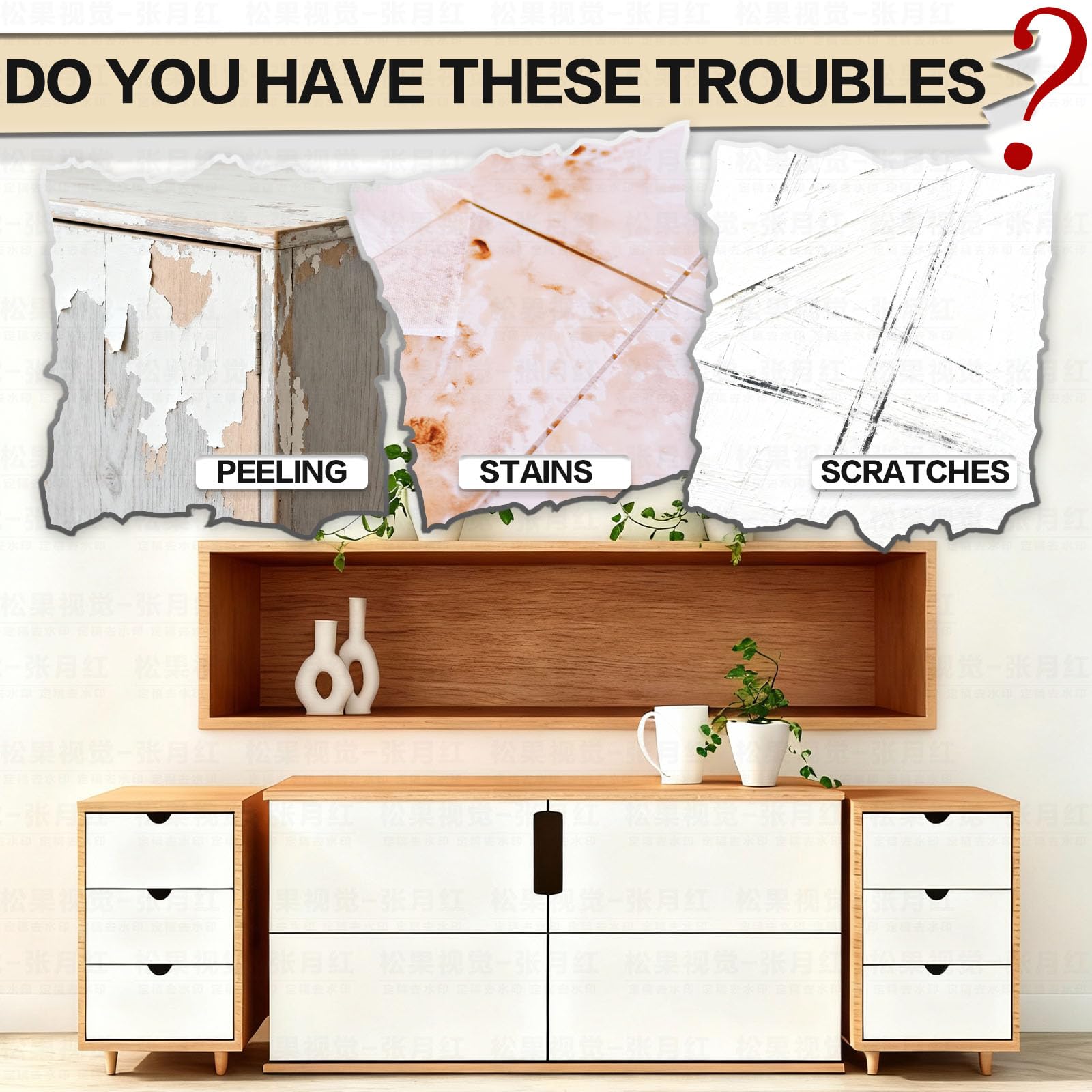 Papier Peint Adhesif Mural Decoratif Blanc Mat, Papier Adhesif Pour Meuble Cuisine, 80x550 cm Film Autocollant Meuble, Rouleau Vinyle Adhésif Pour Cuisine Tables Armoires Mural