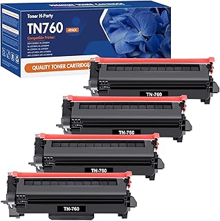 TN760 Toner for Brother Printer Toner TN-730/TN-760 Compatible Replacement for Brother TN760 TN 760 TN730 TN-760 Toner Cartridge Black High Yield for MFC-L2710DW DCP-L2550DW HL-L2350DW Printer 4-Pack