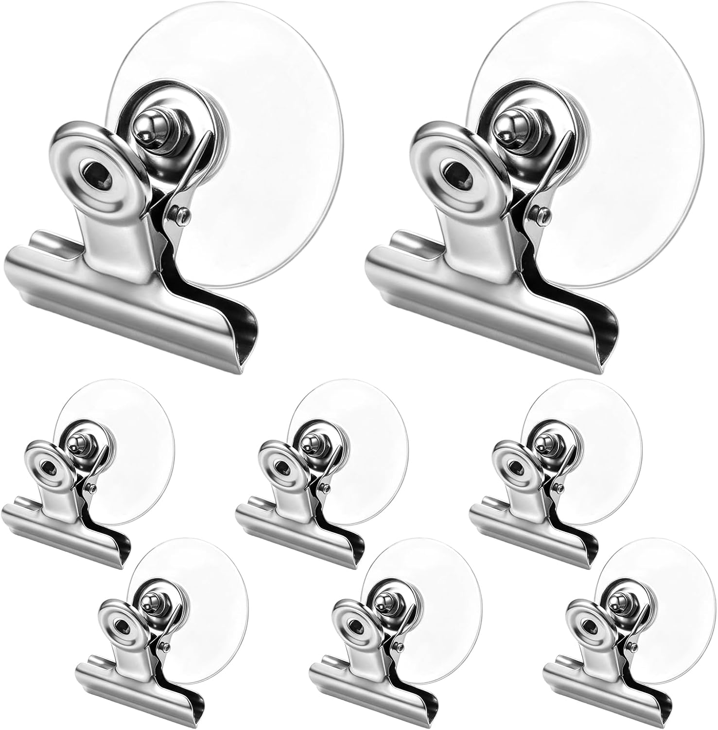 8 Pcs Suction Cup Clips, Suction Cup with Clip