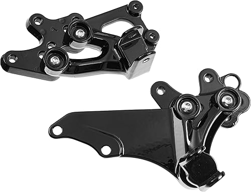 Vista 4 de Kit de soportes de estriberas delanteras de motocicleta para Suzuki GSXR600 GSXR750 2006-2010 (delantero-negro-1)