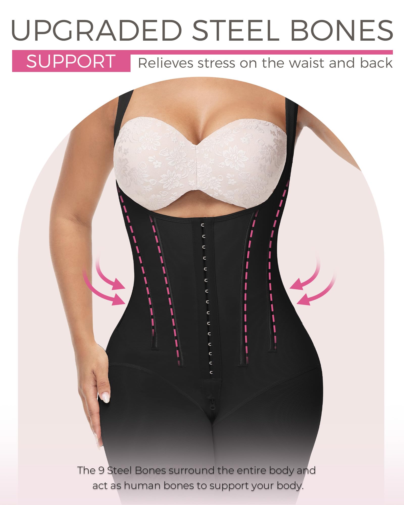 M MYODRESS Fajas Colombianas Moldeadoras Body Shaper BBL Post Cirugía Posparto Etapa 2 3 Prenda de Alta Compresión