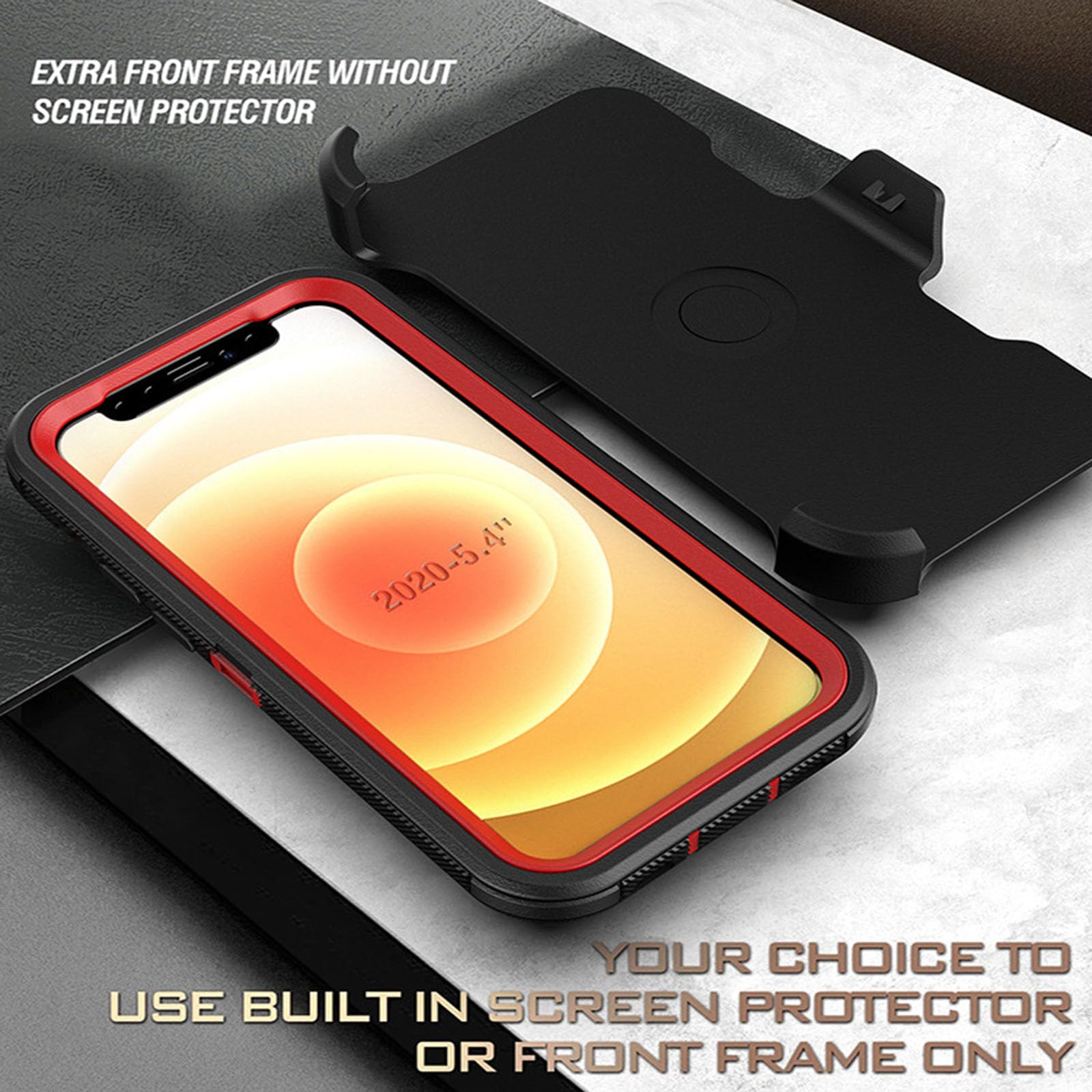 CIRONI Hülle für iPhone 15 Pro Max/15 Pro/15 Plus/15, Ganzkörper-Schutzhülle, stoßfest, Bildschirmkameraschutz, Kratzfest, rutschfest, Schwarz, 15 Pro 6,1 Zoll