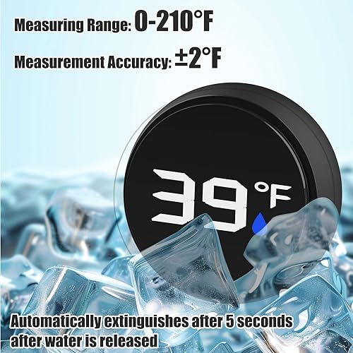 Miniatura 6 de Palksky Termómetro de baño de hielo - Termómetro de agua flotante para baño de hielo, piscina y baño de bebé