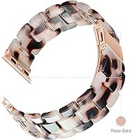 Vista 236 de Lightweight Resin Band For Apple Watch Series 11 10 SE 9 8 7 6 5 4 3 2 1 Ultra 3 2, Fashion Adjustable Replacement Strap for iWatch Bands 38mm 40mm