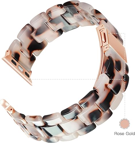 Miniatura 2 de Pleixiu Compatible con iWatch Band de 1.496 pulgadas, 1.575 pulgadas, 1.614 pulgadas, 1.654 pulgadas, 1.732 pulgadas, 1.772 pulgadas, 1.772