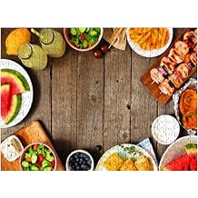 Wooden Puzzles Summer Picnic Food Frame top View Wood Jigsaw Puzzles for Adults 300 Pieces Impossible Puzzle Challenging Puzzle Educational Game Decompression Game