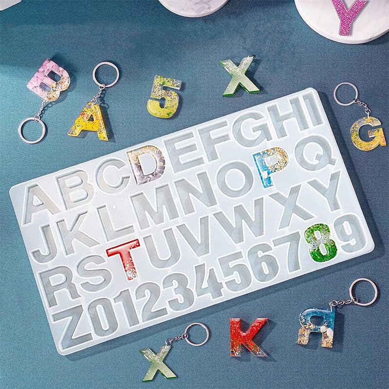 Epoxy sleutelhangers met naam maken - Voorbeelden en Video's