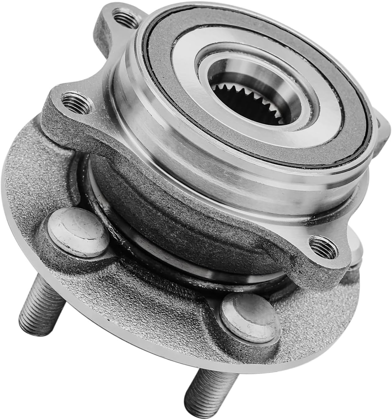 Detroit Axle - Front 4pc Wheel Bearing Hubs Kit for 10-15 Toyota Prius Plug-In, 11-17 Lexus CT200h, 2 Wheel Bearing and Hubs 2 Sway Bar Links 2010 2011 2012 2013 2014 2015 2016 2017 Replacement