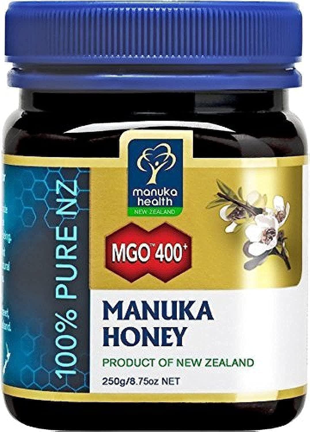 Manuka Health MGO 400+ Manuka Honey 250G, 100% Pure New Zealand Honey