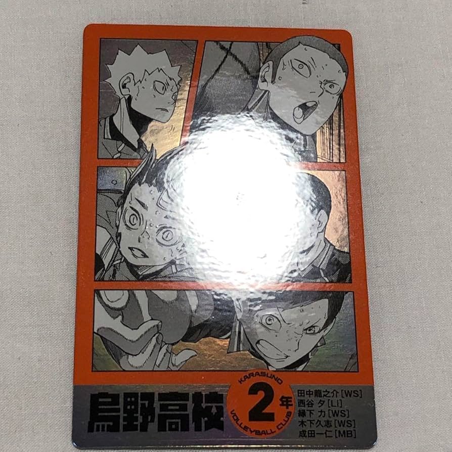 Amazon.co.jp: ハイキュー キャラクターカード 烏野2年 西谷