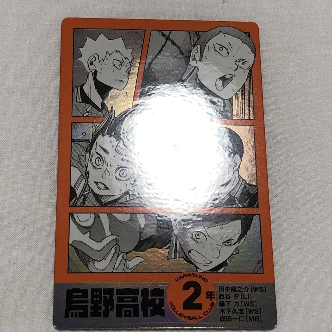 Amazon.co.jp: ハイキュー キャラクターカード 烏野2年 西谷