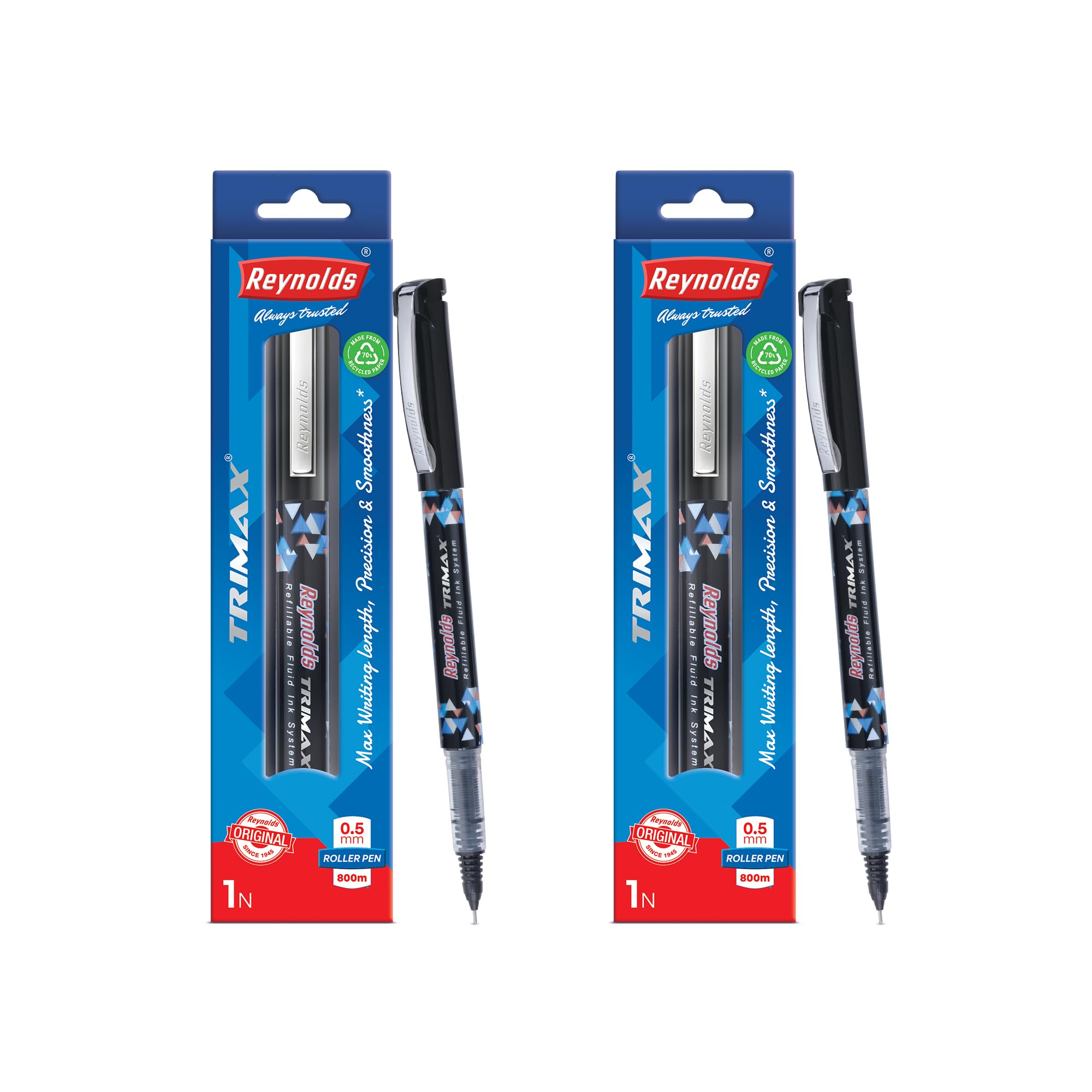 Trimax Roller Trimax Black Refill Reynolds Trimax Ct Pouch Blacki