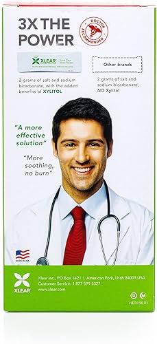 Miniatura 9 de Xlear Sistema de enjuague para el cuidado de los senos sinusales con xilitol 1 kit
