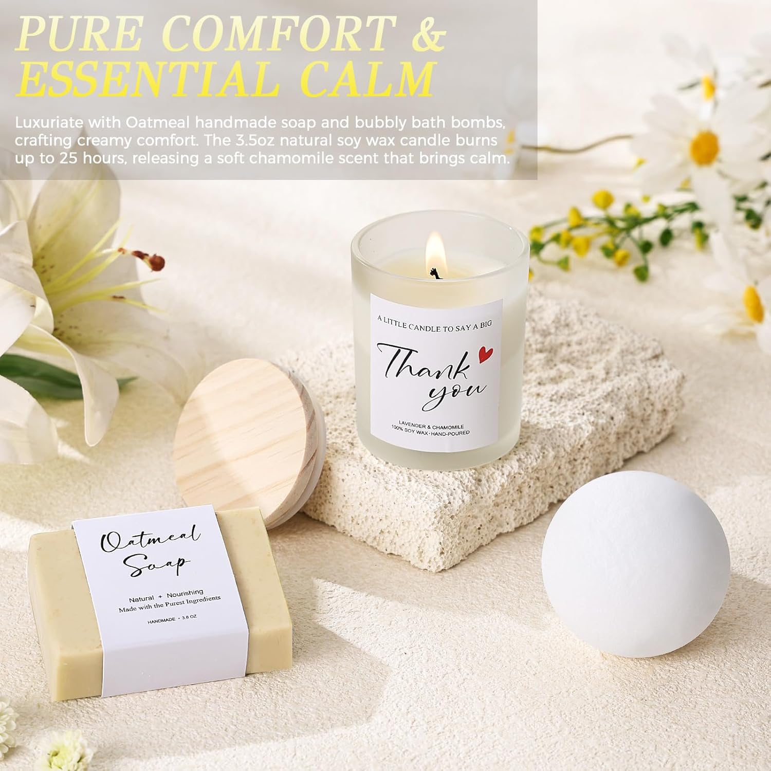 Thank You Gifts for Women, Teacher Appreciation Gift, Employee Appreciation Gifts for Women Coworkers Teachers Employees Secretary Social Worker Nurse Set, Thank You for Being Awesome Gift Basket - Image 3