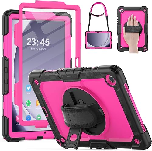 Miniatura 33 de HXCASEAC Funda para Samsung Galaxy Tab A9+ Plus de 11 pulgadas, protectora con protector de pantalla/correa de mano/soporte para bolígrafo,
