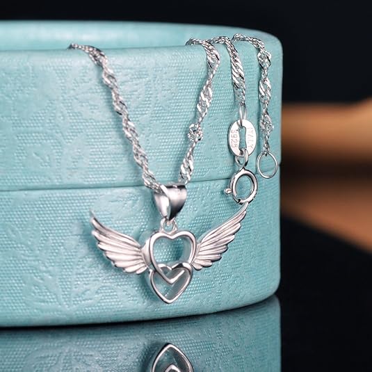 Souulmeet Collana Medaglione A Cuore In Argento 925 Con Rosa Incisa 'I Love You Forever' - Porta 2 Foto, Regalo Per Lei - 2