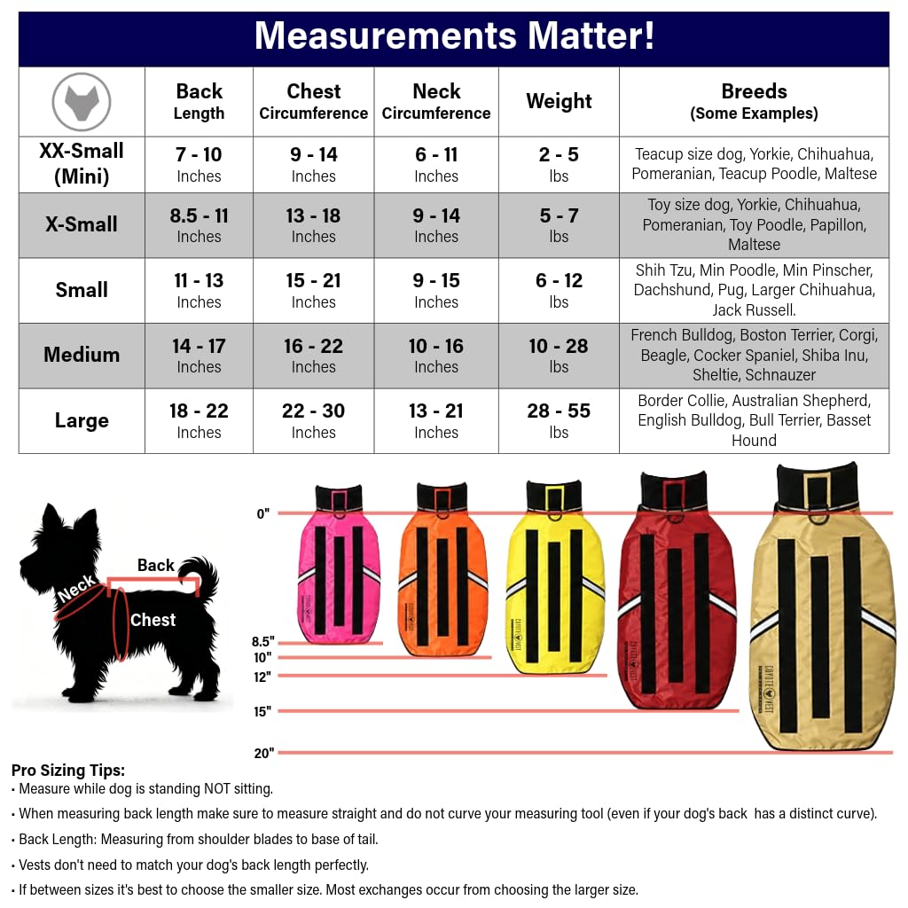 CoyoteVest SpikeVest - Arnés para Perros pequeños, Chaleco Reflectante con Pinchos para protegerlos de halcones, Coyotes, Rapaces y ataques de Animales, Fabricado en EE. UU., Rosa, XXS