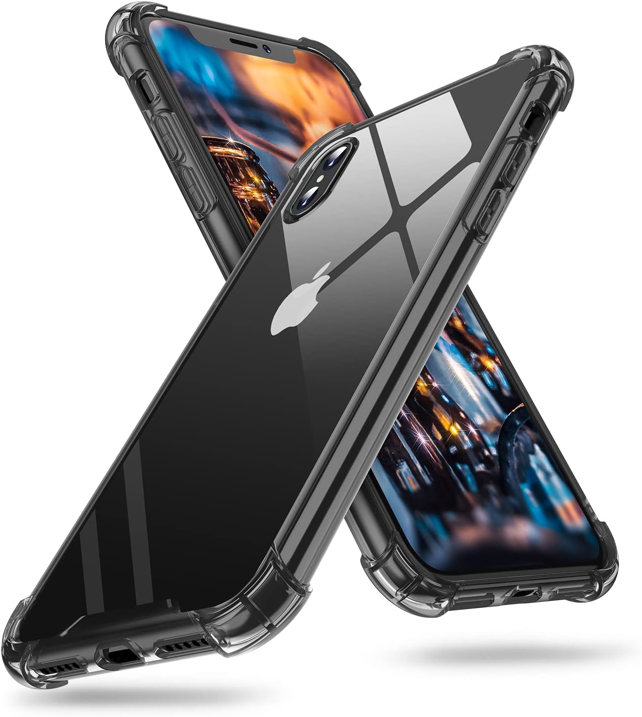 ORIbox Case Compatible with iPhone X/XS Case, with 4 Corners Shockproof Protection