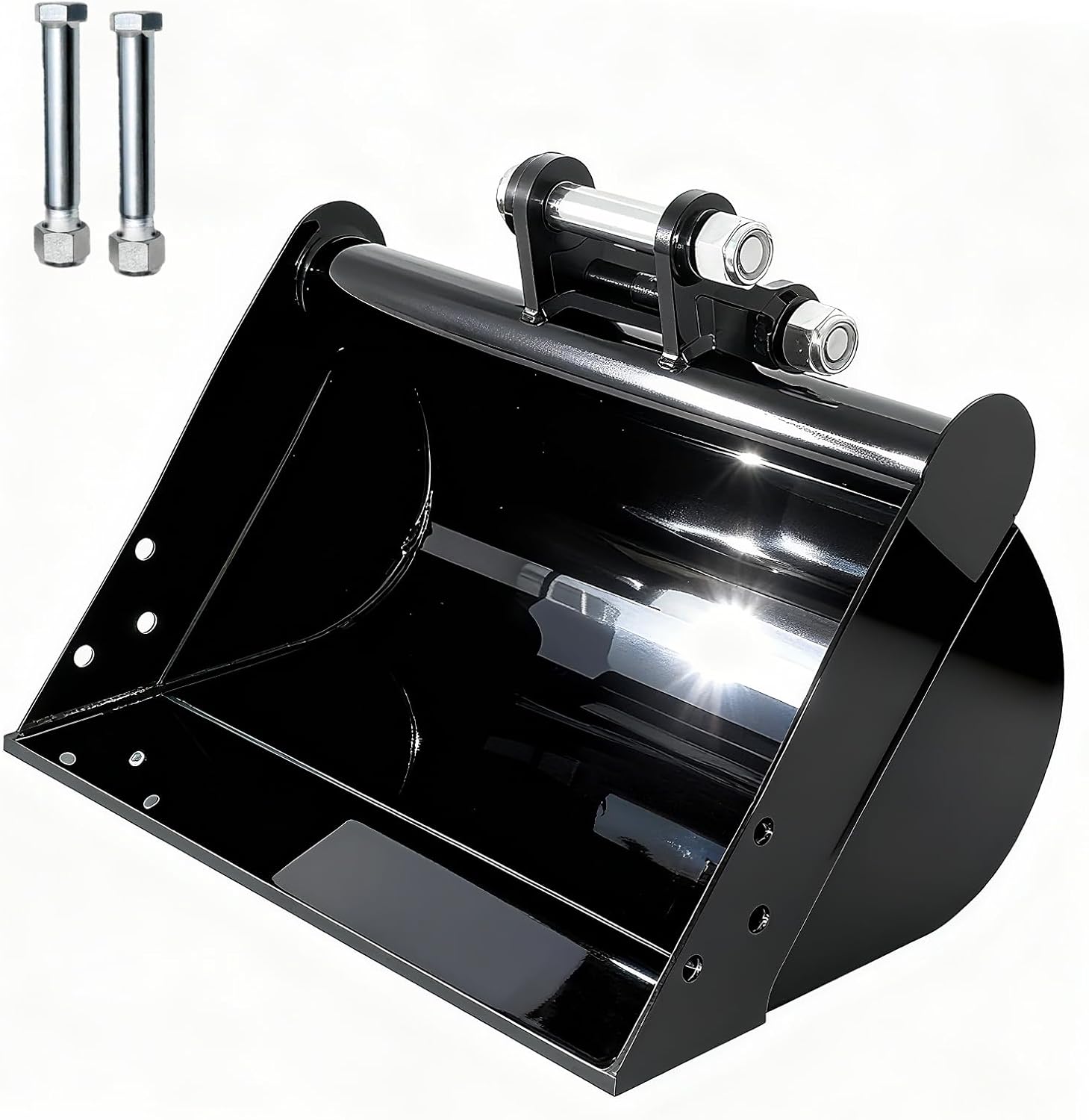 Sturdy 31inch (790mm) Mini Excavator Screening Bucket - Steel Material Mini Excavator Accessories - Durable Agricultural & Construction Machinery for Soil&Rock Digging, Filtering and Sorting