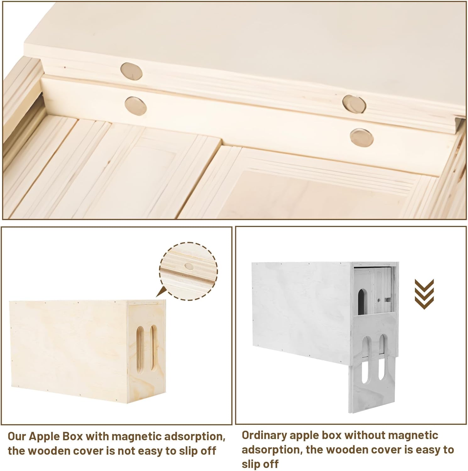 tonchean Appl Boxes Full Set of 5 Standard Appl Boxes for Photography with Magnetic Lid Design Multifunctional Photography Appl Box for Height Adjusting Photo Studio Movie Set and Photography