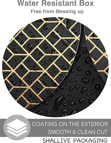 Miniatura 6 de Shallive 12 cajas negras pequeñas de 6 x 6 x 4 pulgadas, cajas de regalo pequeñas con tapas y cinta, caja de regalo para padrinos de boda, caja