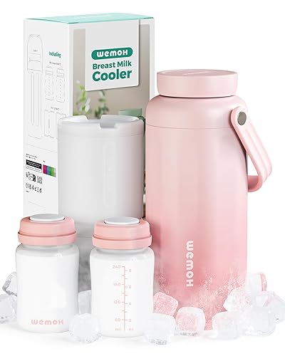 Breast Milk Cooler Bottle - 12H+ Ice-Cold/24H Safe Storage, Compatible