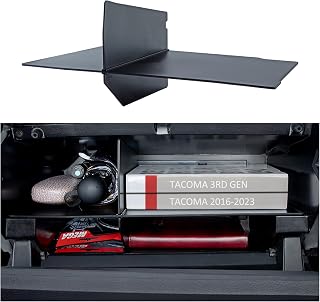 JKCOVER Compatible with Toyota Tacoma Glove Box Dividers Organizer 2016 2017 2018 2019 2020 2021 2022 2023 Accessories,Insert Box ABS Secondary Storage