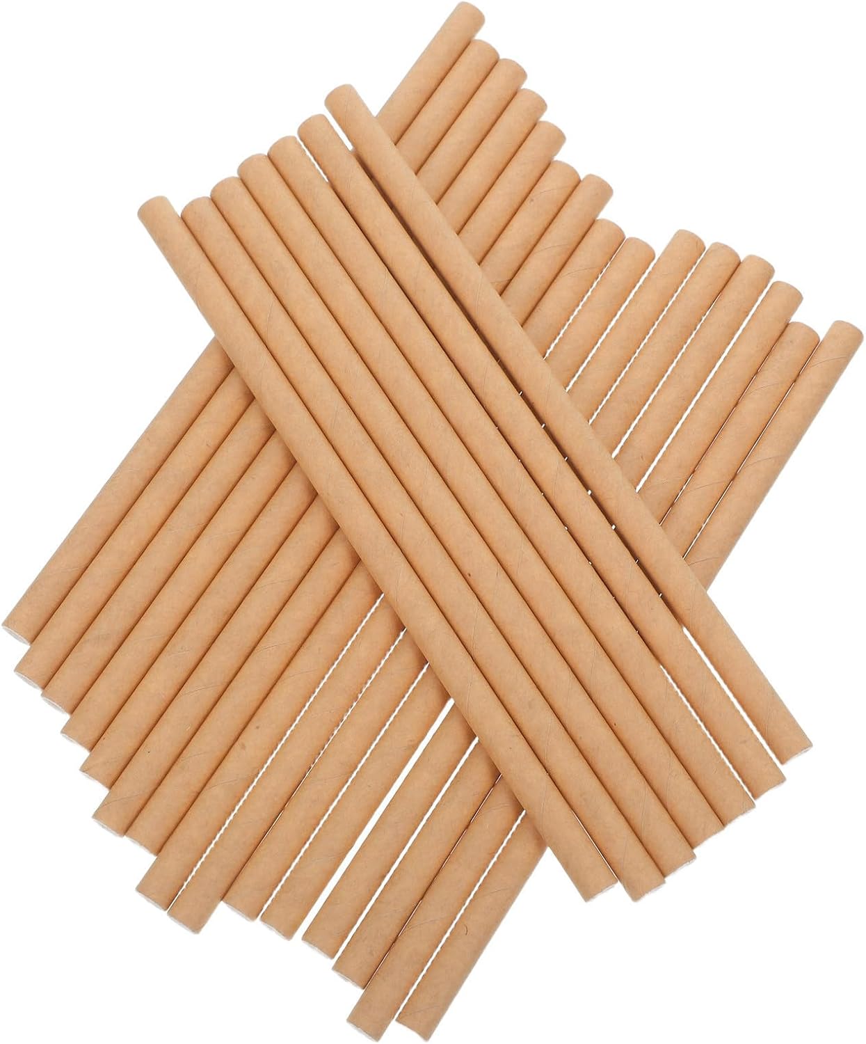 100pcs Mason Bee House Cardboard Tubes Replacement Nesting Refill Inserts for Outdoor Beekeepers, 6 Inch Paper Tubes White Inner Wall, and Hexagonal Shape for DIY Projects