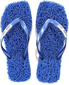 Chinelo Casual Square Castellane indicado para quem sofre com Fascite Plantar, Esporão de Calcâneo, Neuroma de Morton e Hiporidrose Plantar, Massageador para seus pés ele é Leve, Durável e elegante, além da Sensação de estar pisando em um Tapete, conforto a cada passo.