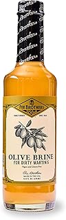Fee Brothers Olive Brine - Dirty Martini Olive Juice, Cocktail Mixer, Hand Crafted in the USA, 12.8 Fl Oz