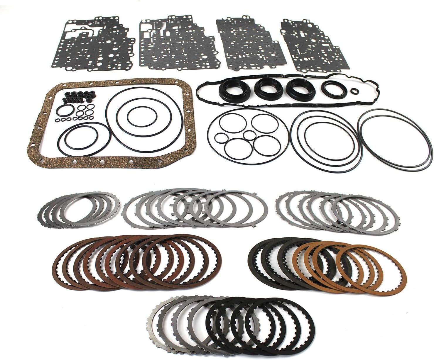 A6GF1 Transmission Master Rebuild Kit Overhaul Set 24 Friction Plates 17 Steel Plates Complete System Restoration for Accent Elantra Kia Optima Soul Sportage