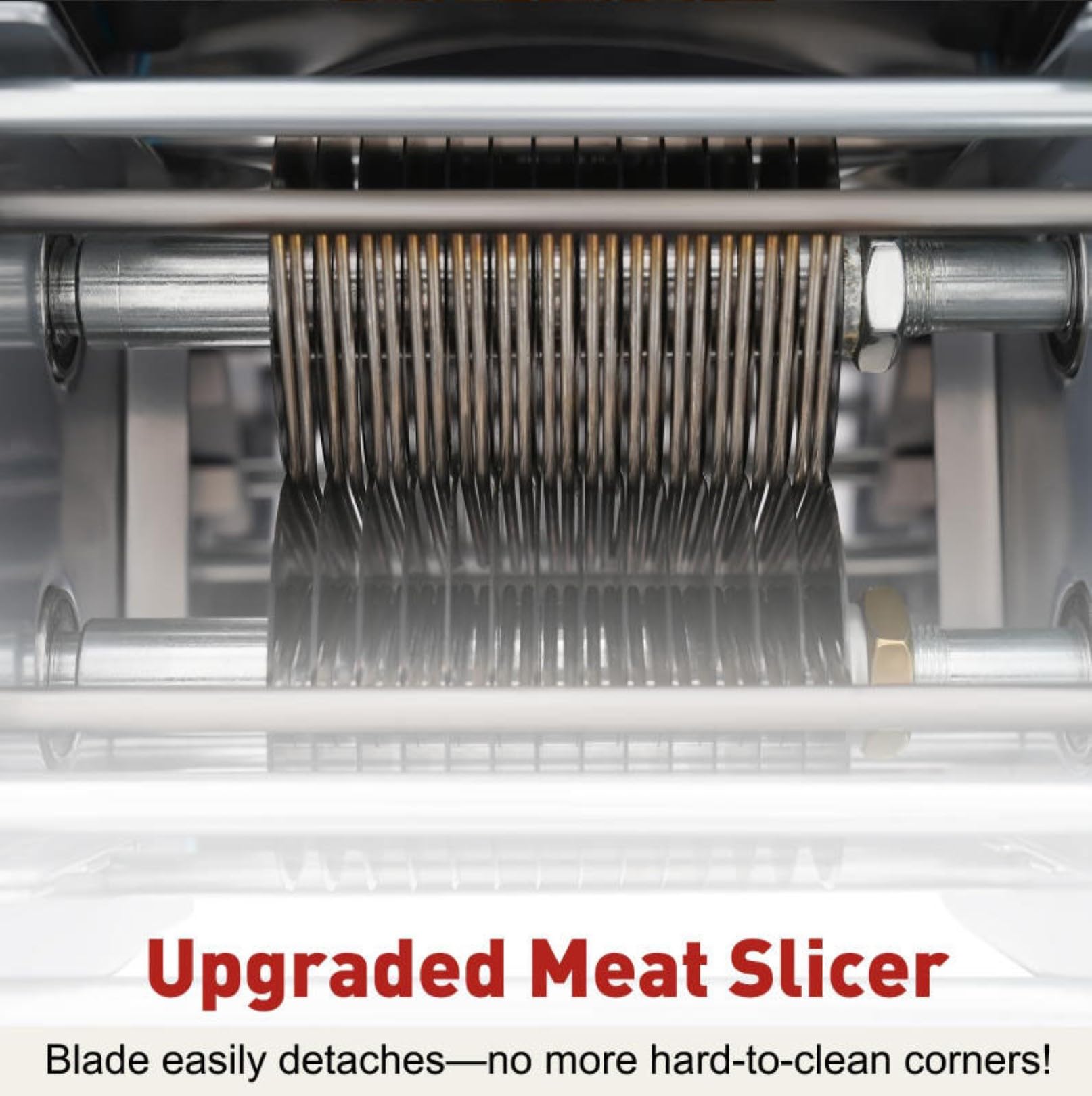 Máquina cortadora de carne de acero inoxidable, máquina de salchichas de 7 mm de grosor y kit de kibbe para uso doméstico, equipo eficiente de procesamiento de carne