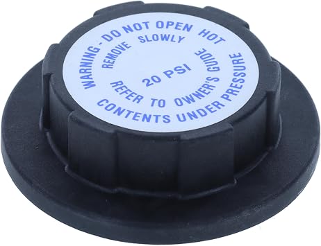 MotoRad Engine Coolant Reservoir Cap, 20 PSI, Black, Threaded Filler Neck