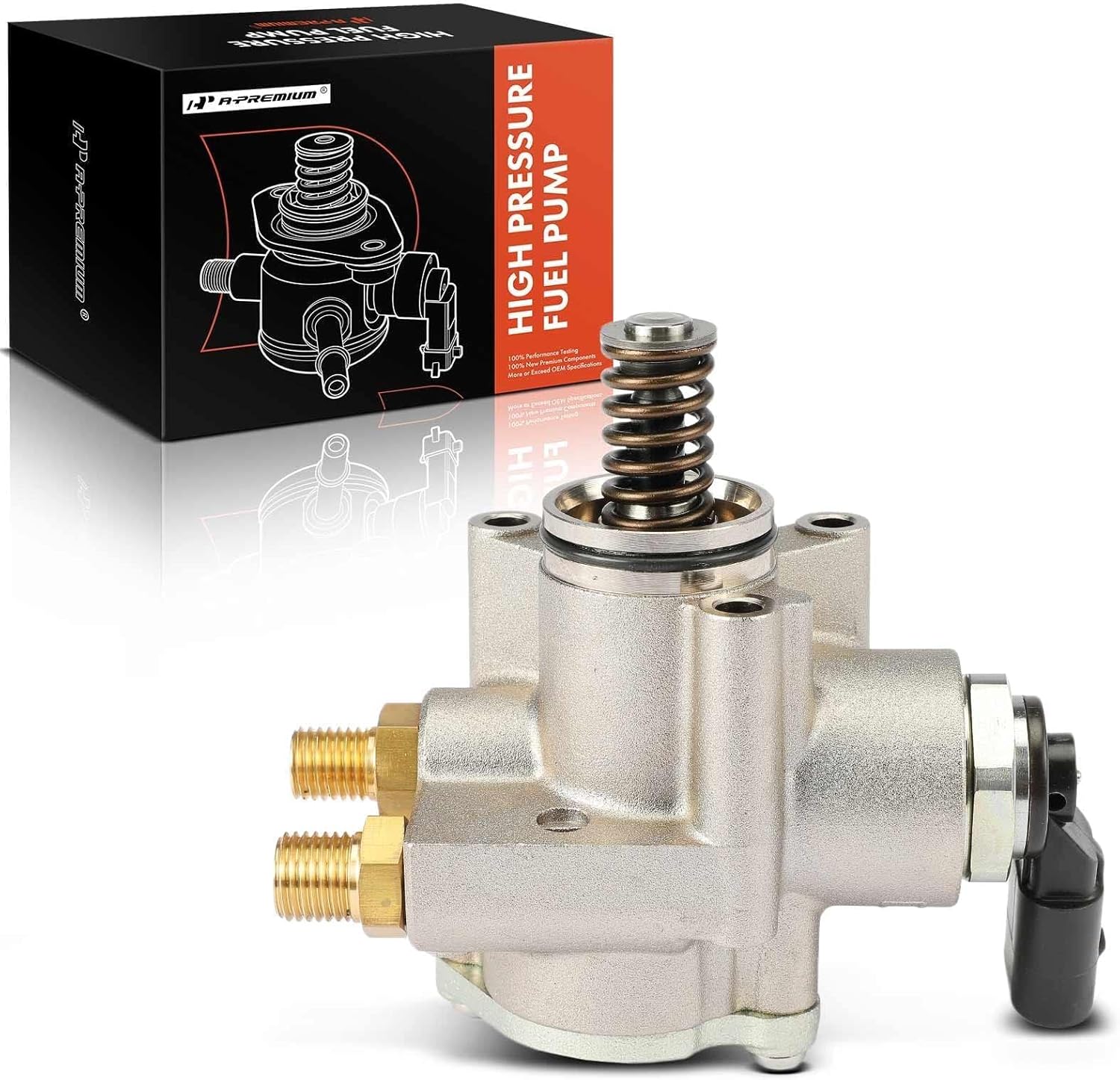 A-Premium High Pressure Fuel Pump Compatible with Volkswagen Touareg 2007-2010 & Audi Q7 2007-2009, 3.6L, Replace# 03H127025C