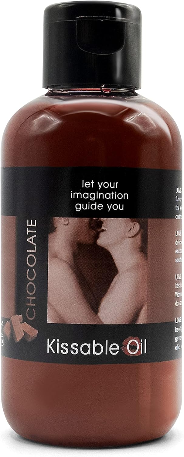 LOVE PLAY Sensual Body Oil for Couples – Edible & Deliciously Scented for Date Night – Aromatherapy Oil for Intimate Moments, Enhanced Stimulation, and Luxurious Hydration – Great Gift for Romance
