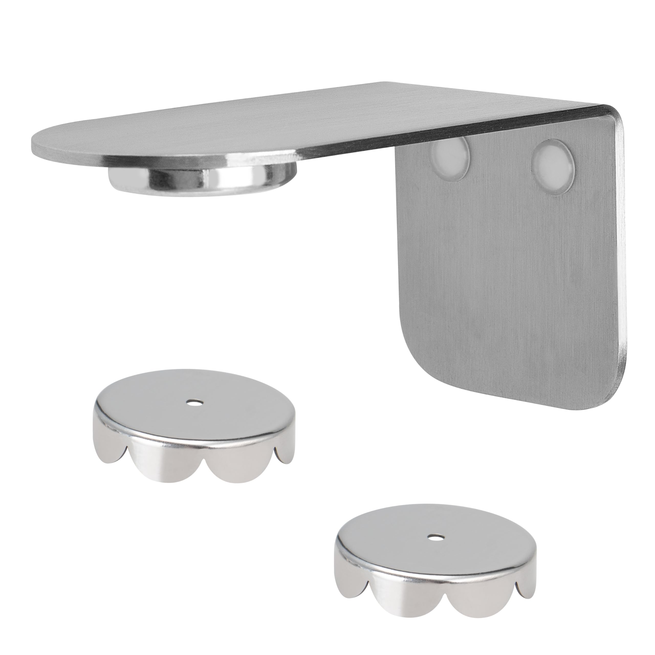 bremermann Soap Holder (SOAP_DISH) - Magnetic, Free Hanging Soap - Matte Stainless Steel - For Sink, Shower, Bathtub, Kitchen