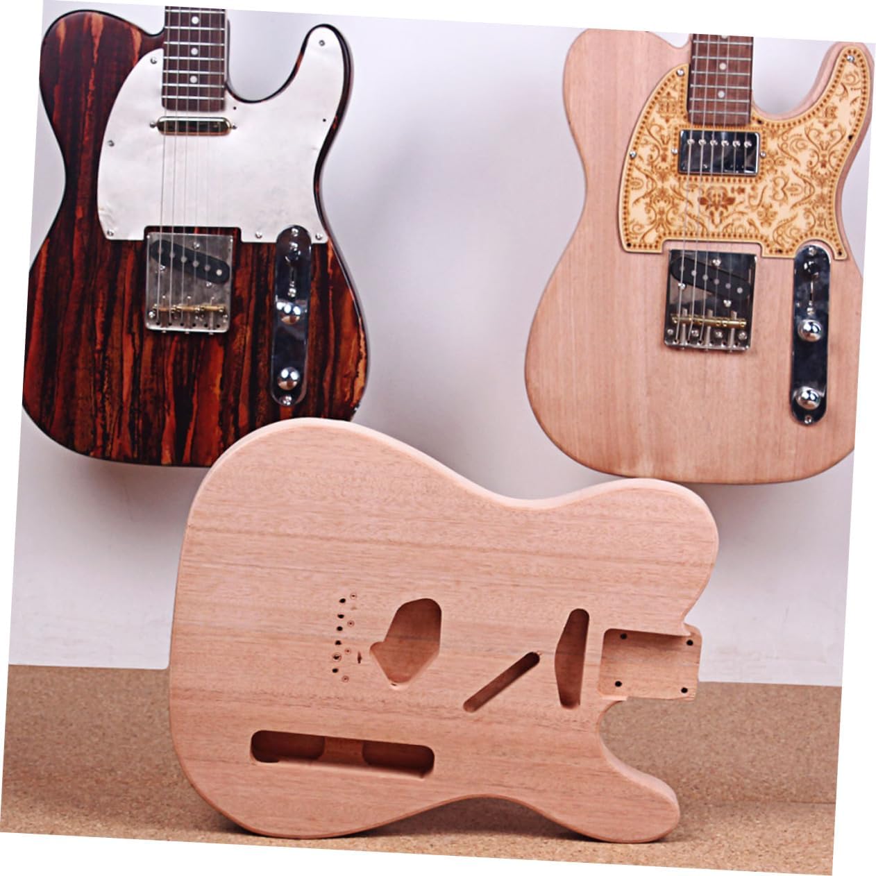 Unfinished Tl Electric Guitar Body Blank Wooden Guitar Barrel for Custom Diy Projects Suitable for Tl Style Electric Easy to Paint and